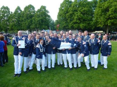 Landesmusikfest des VMB NRW am 03.05.2014 in Soest.

Dieses Bild zeigt uns nach der Siegerehrung im Jahnstadion in Soest. 