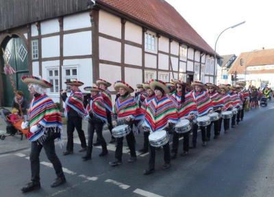 Rosenmontagsumzug am 16.02.2015 in Langenberg.